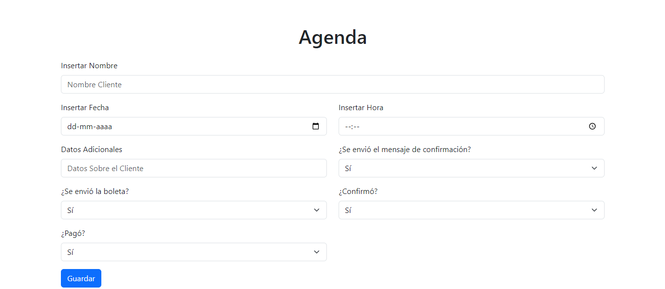 Sistema de Agenda